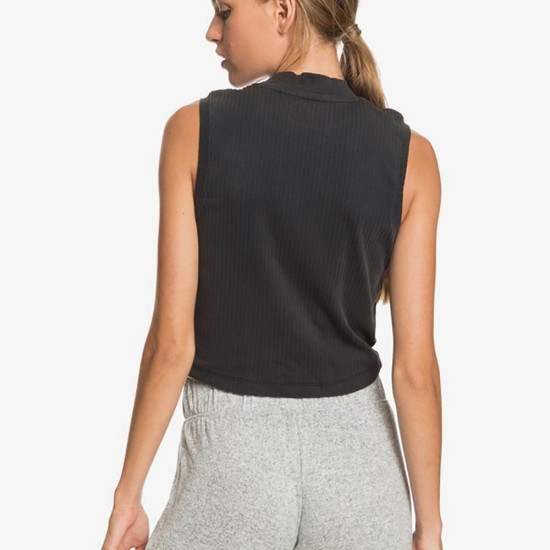 Roxy Γυναικεία αμάνικη μπλούζα Spring Muse - Rib Knit Mock Neck Top